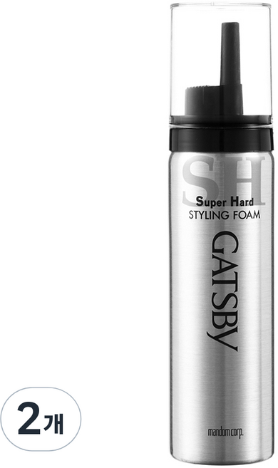 갸스비 스타일링 폼 슈퍼하드 핸디, 65g, 2개