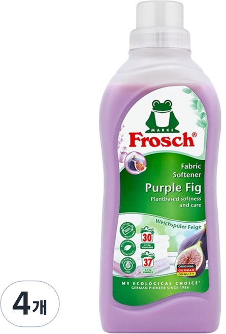 프로쉬 무화과 고농축 섬유유연제 본품, 750ml, 4개