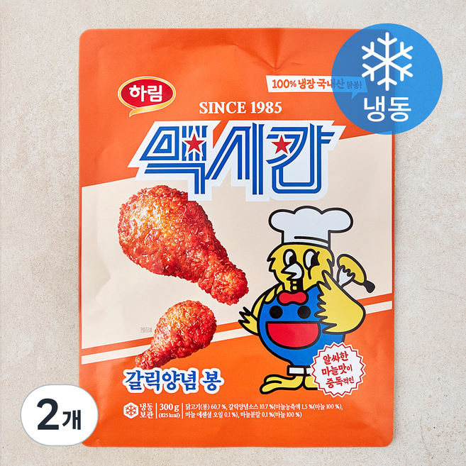 맥시칸 갈릭양념 봉 (냉동), 300g, 2개