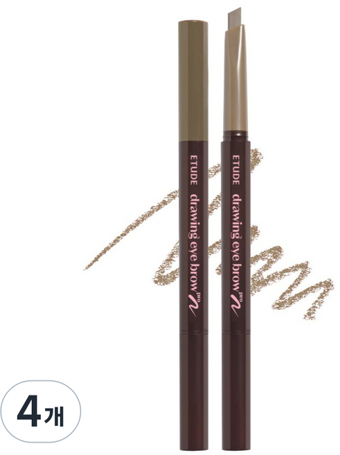 에뛰드 드로잉아이브로우 프로 0.25g, 07 라이트 브라운, 4개