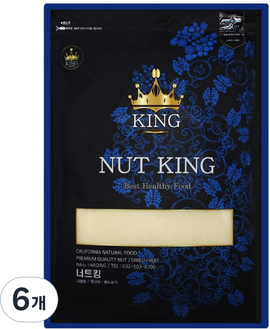 너트킹 아몬드분말, 500g, 6개