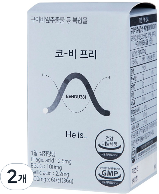 heis Kobifree, 60錠, 2個