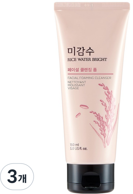 더페이스샵 미감수 브라이트 페이셜 클렌징 폼, 3개, 150ml