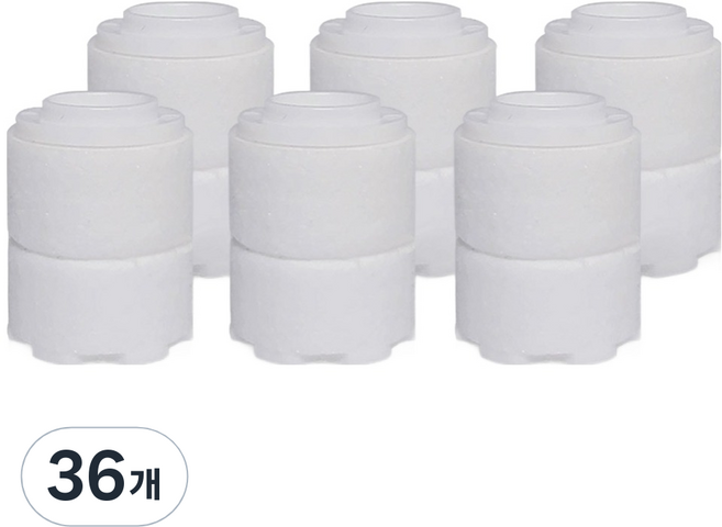 필터클래스 닥터피엘 여행용 샤워기 호환 필터, 36개