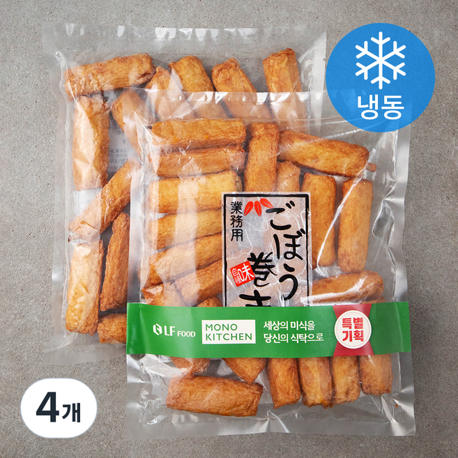 엘에프푸드 우엉마끼 20입 (냉동), 560g, 4개
