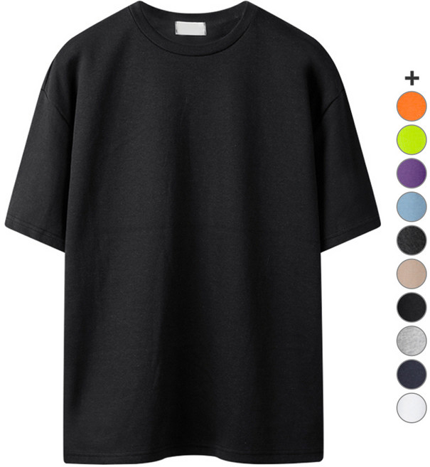 해리슨 오버핏 라운드 통기성 반팔 티셔츠 MDL1404