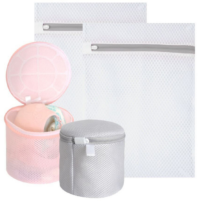 Axis 艾克思 超耐用加厚細密貼身衣物清洗4件組, 顏色隨機, 1組