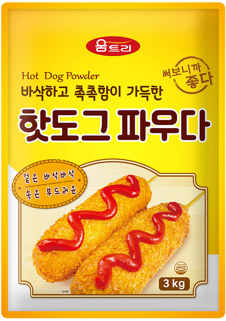 움트리 핫도그 파우다, 3kg, 1개