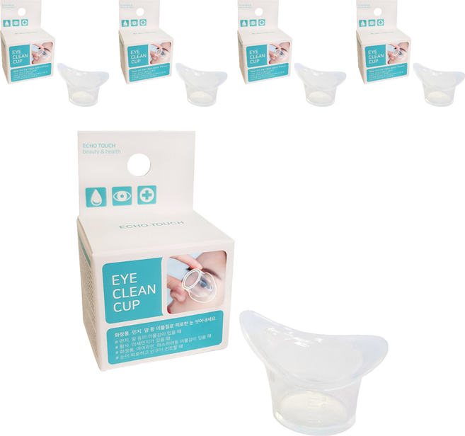 에코터치 아이 클린 컵, 5개