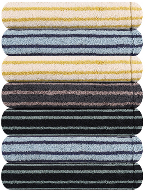 호텔컬렉션 타올 스트라이프 솔리드 세면타올 220g 30수 코마사, 랜덤발송, 7개