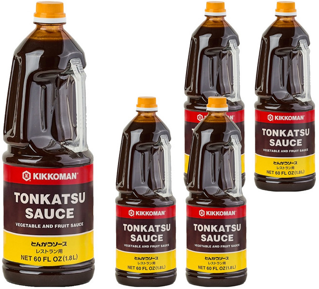 기꼬만 돈까스 소스, 1.8L, 5개