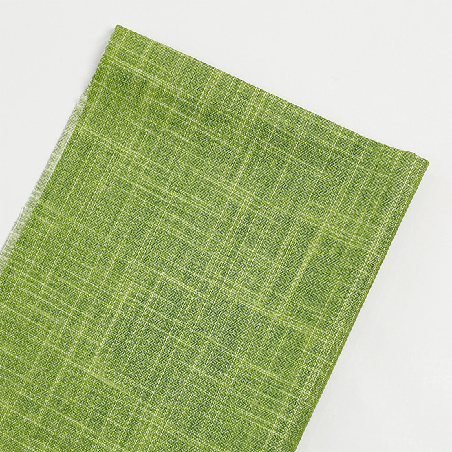 나비손길 린넨 7수 혼방 대폭 원단, 21풀색, 1개