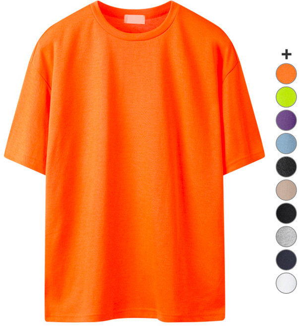 해리슨 남성용 오버핏 라운드 통기성 반팔 티셔츠 MDL1404