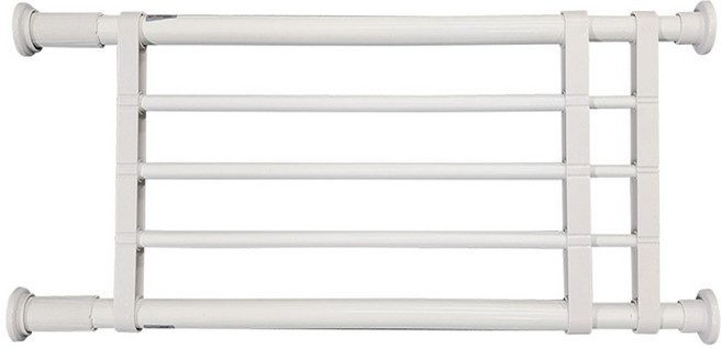 썬데코 이중 스프링식 압축선반 3호, 1개, 화이트