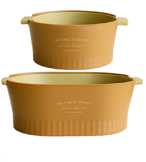 KUIBAO 快豹生活 北歐簡約瀝水藍套組, 粟棕, 1組