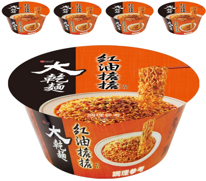 維力 大乾麵 紅油擔擔風味, 5入