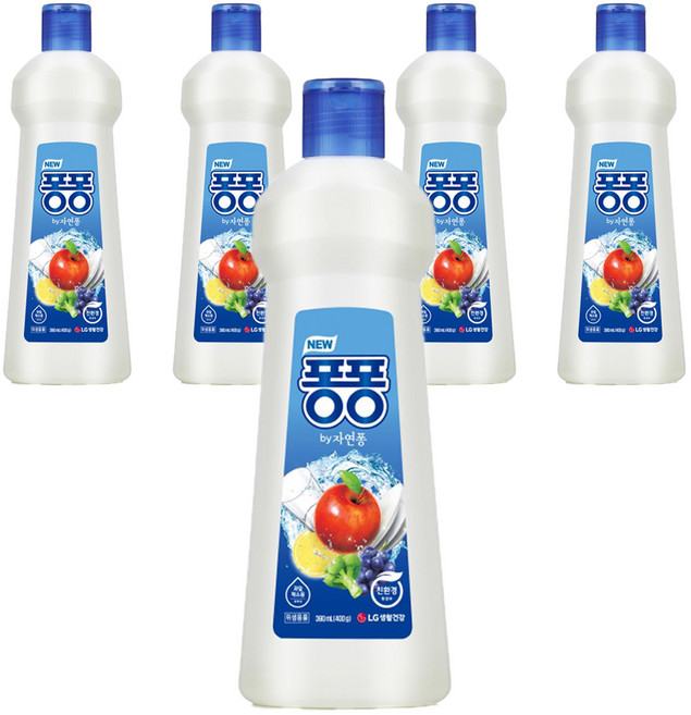 뉴퐁퐁 주방세제, 390ml, 5개