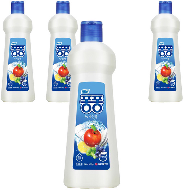 뉴퐁퐁 주방세제, 390ml, 4개