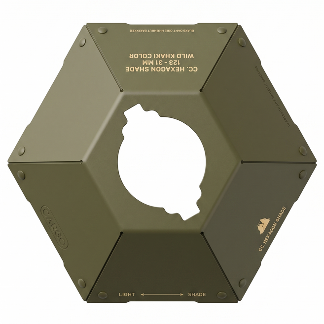 CARGO container 工業風LED燈專用燈罩 133 x 31mm 38g, 軍綠色, 1個