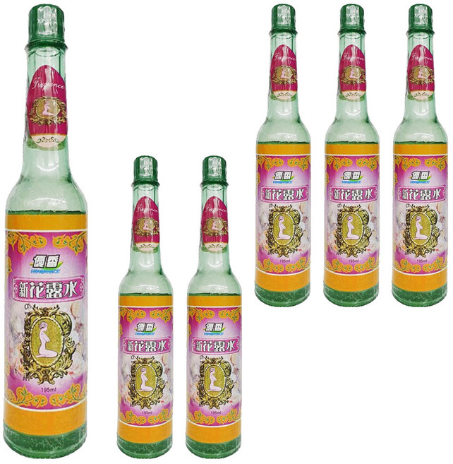 FRAGRANCE 優香 新花露水 適用於櫥櫃、洗衣槽、臉盆、浴廁 可芬芳空間 多功能淡化臭味, 195ml, 6瓶