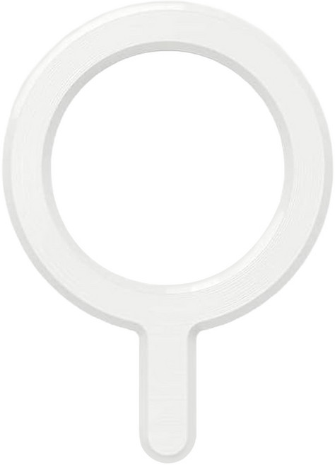 SINJIMORU MagSafe 兼容磁吸貼片 M-Plate, 1個, 白色