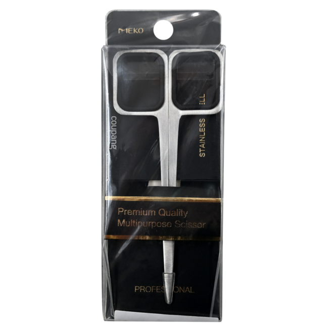 MEKO 專業不鏽鋼磨砂直剪 5 x 12cm, X-083, 1支