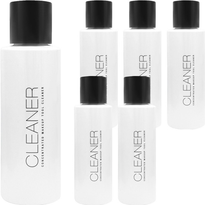 Solone 台灣公司貨 彩妝工具專用水洗清潔液, 100ml, 6瓶