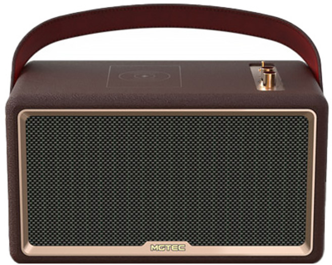 엠지텍 블루투스 스피커, MAJESTY7, 브라운