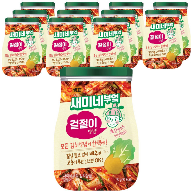 새미네부엌 겉절이 양념, 90g, 12개