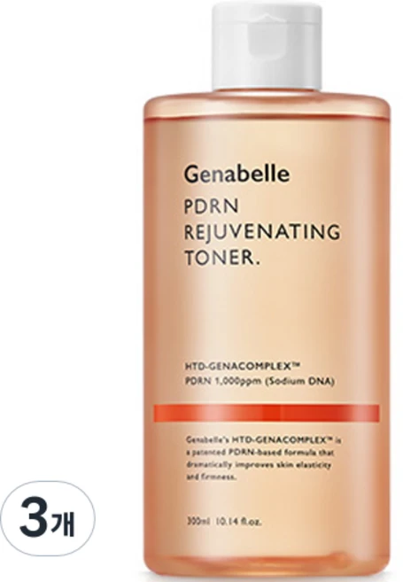 제나벨 피디알앤 리쥬비네이팅 토너, 300ml, 3개 - 쿠팡