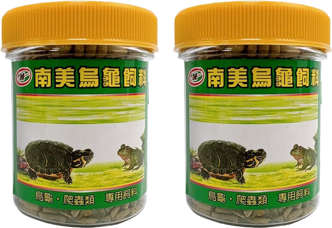 南美 烏龜飼料, 50g, 2罐