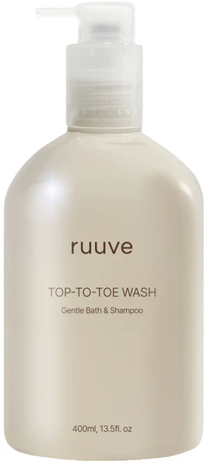 러베 히알루론 탑투토 워시, 1개, 400ml - 쿠팡