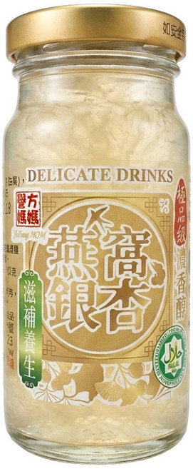 譽方媽媽 極品燕窩銀杏玉露, 140g, 1罐