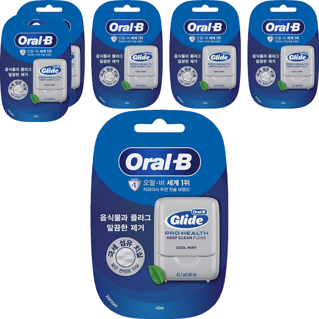 Oral-B 歐樂B 深層清潔薄荷牙線, 1入, 6個