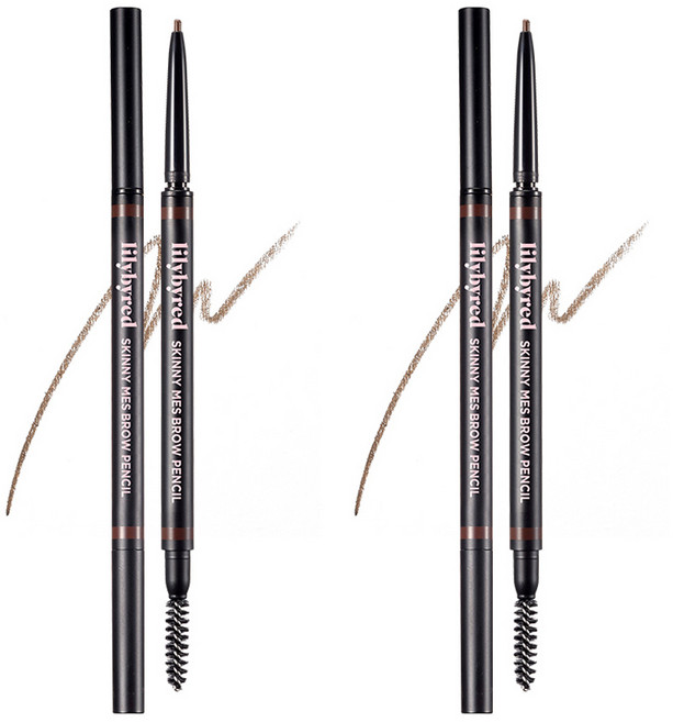 릴리바이레드 스키니 메스 브로우 펜슬 0.06g, 03다크브라운, 2개