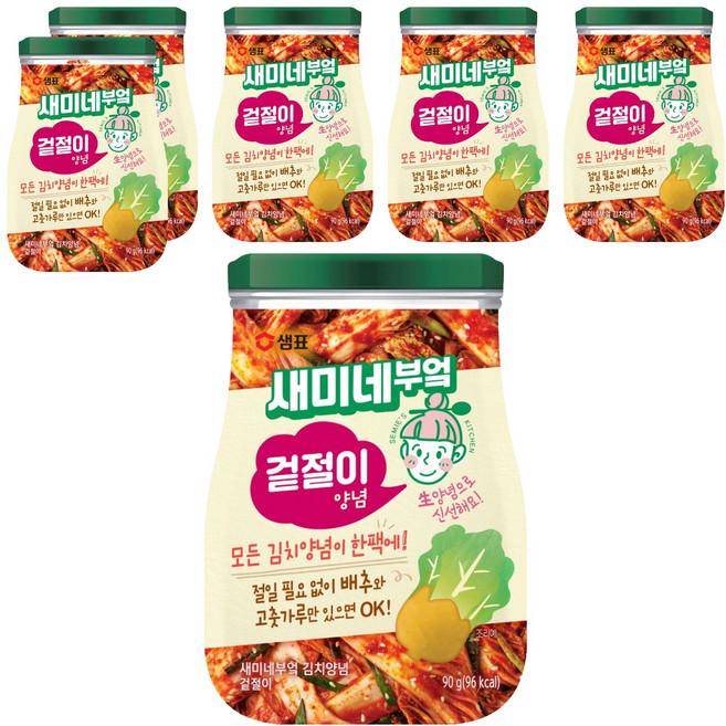 새미네부엌 겉절이 양념, 90g, 6개