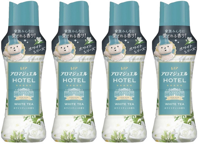 Lenor 蘭諾 衣物柔軟香香豆 白茶花香, 420ml, 4瓶