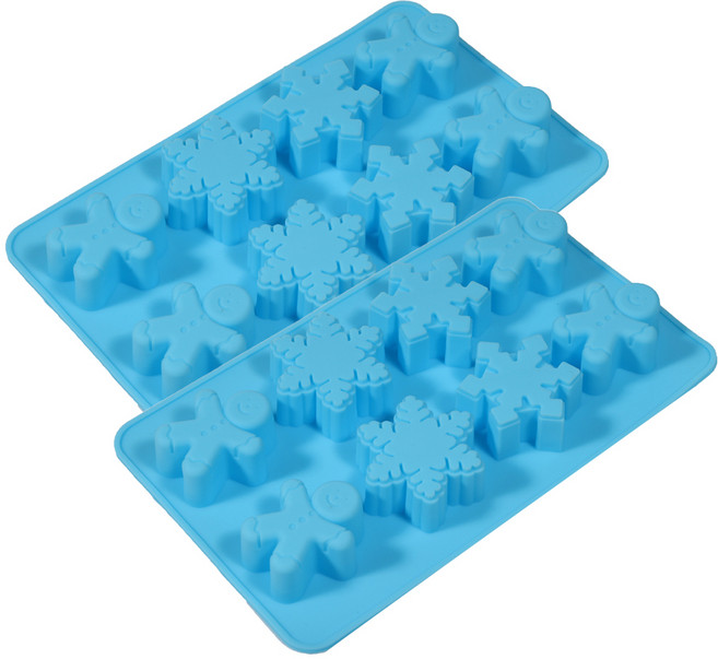 케이지 실리콘 몰드 눈요정 8구 2p, 랜덤발송