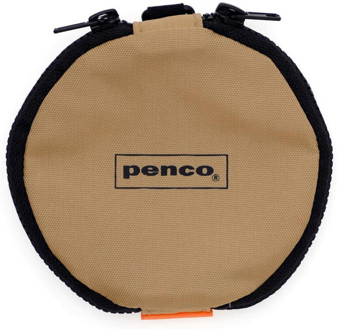 HIGHTIDE penco 雙層拉鍊零錢包 尼龍材質 中國製