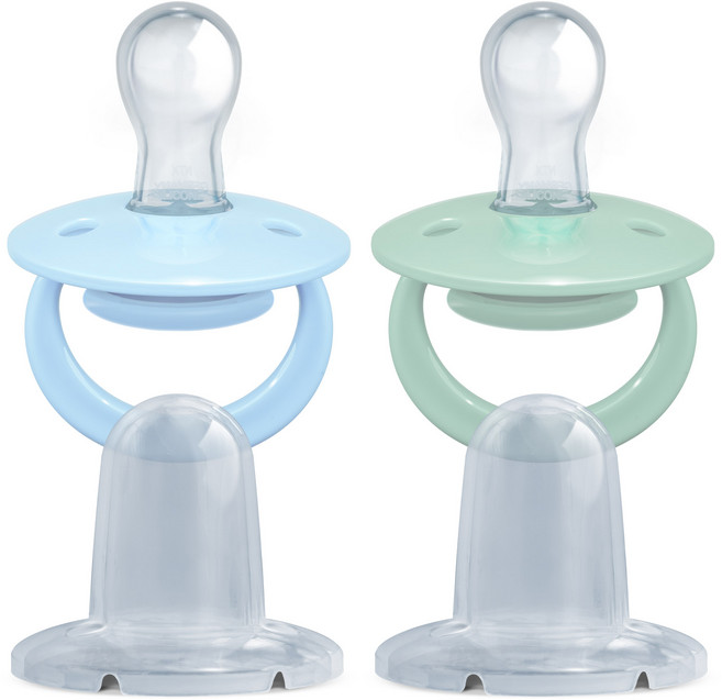 DOS 인 어드벤스 노리개 젖꼭지 2p, 1세트, 마차티 + 썸머스카이, 3세미만