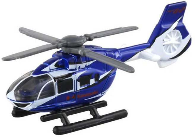 TOMICA TAKARA TOMY 小汽車 川崎直升機 1個, 藍色
