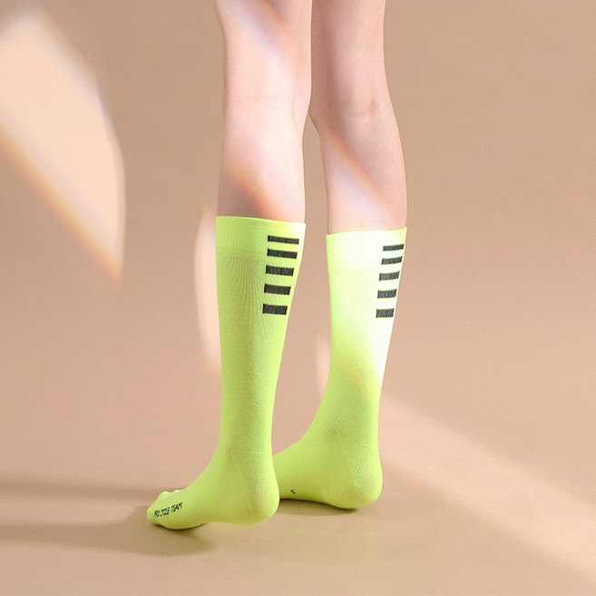 펠레스포츠 사이클링 스포츠 삭스, 네온옐로우, 1개