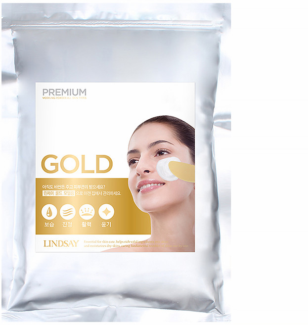 韓國 LINDSAY 黃金滋潤軟膜粉, 1包, 1包