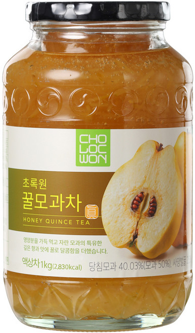 초록원 꿀모과차 액상차, 1kg, 1개