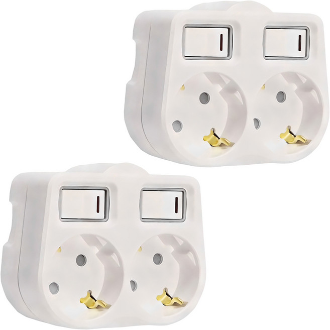 써보니 절전형 개별 멀티탭 2구, 2개