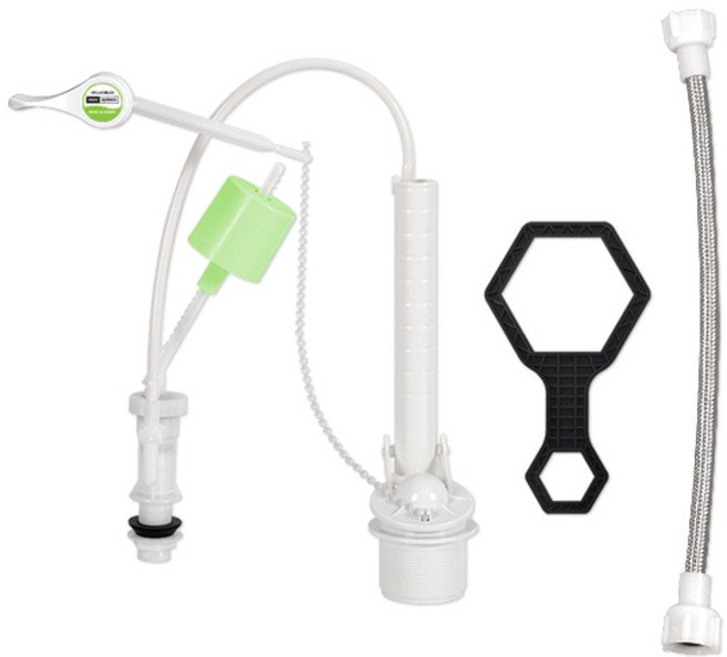 모아시스템즈 양변기부속 전면핸들+조립공구+고압호스, 혼합색상