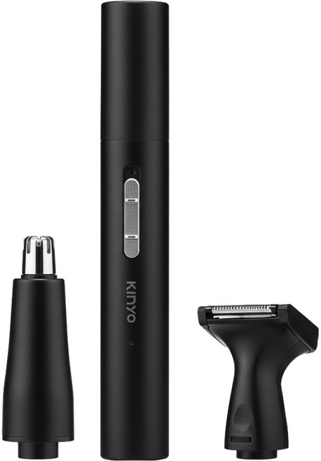 Kinyo 二合一充電鼻毛修容組 附USB充電線 + 清潔刷 18 x 129mm, CL-618, 單一顏色