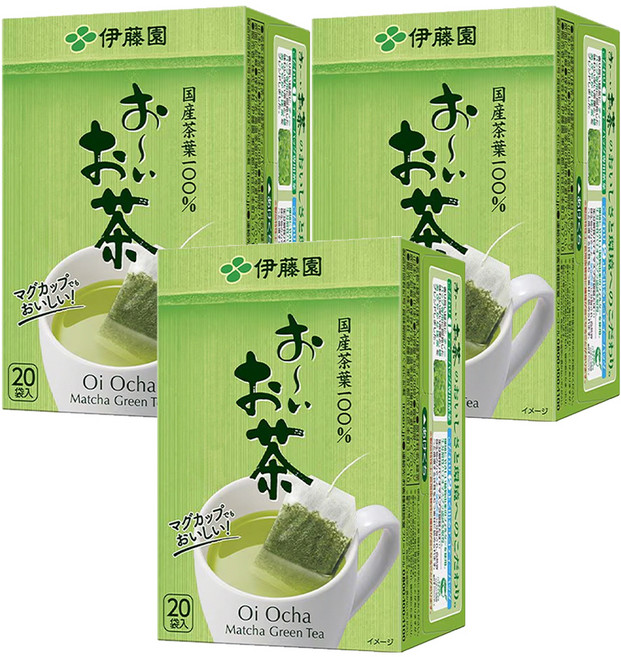 ITO EN 伊藤園 抹茶綠茶包 36g 20個, 3包