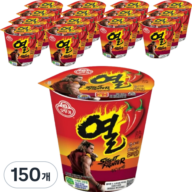 오뚜기 열라면 62g, 150개