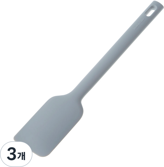 코멧 실리콘 키친툴 스파츌라, 그레이, 3개